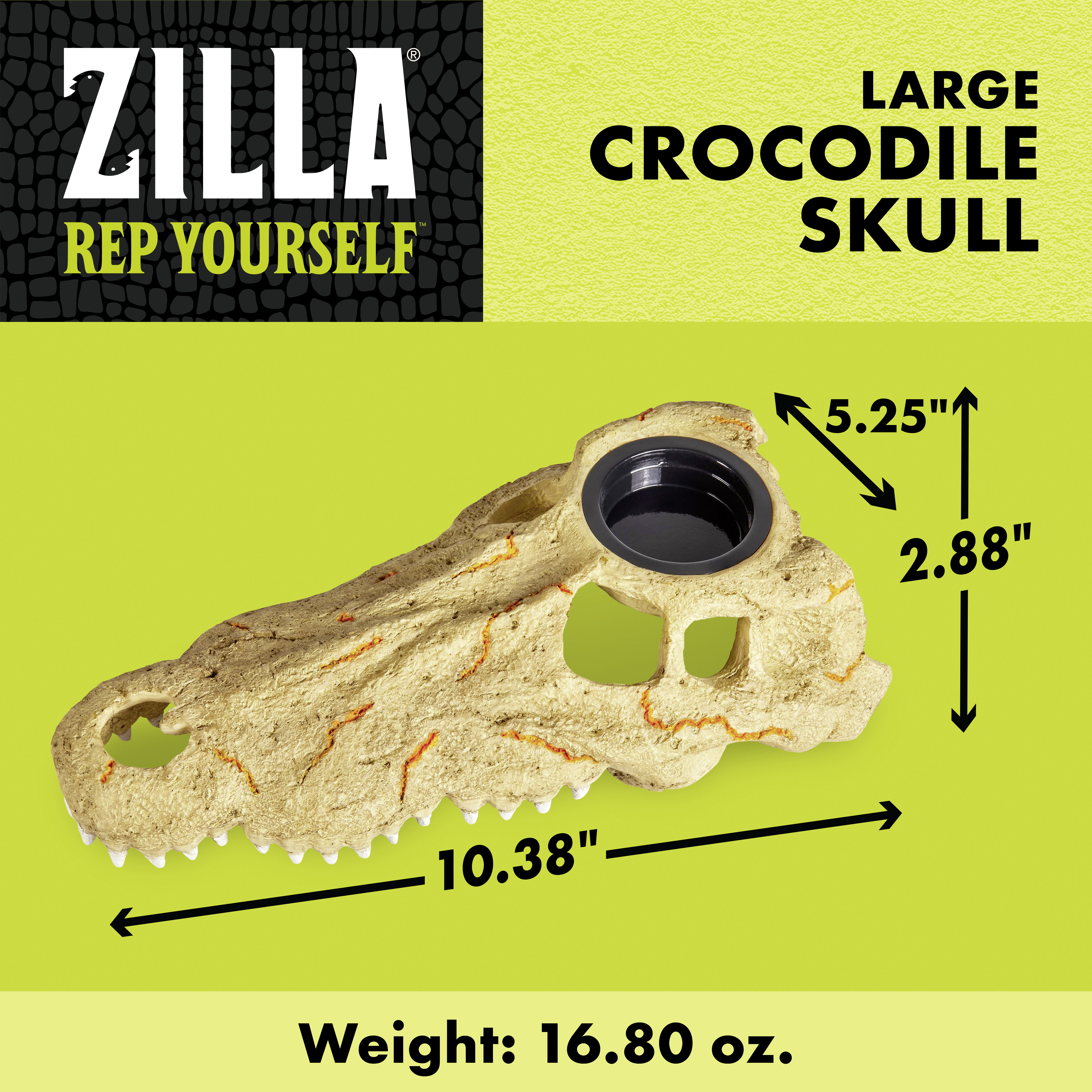 096316002180_Zilla_Rapid_Sense_Decor_Large_Crocodile_Skull_pk_back