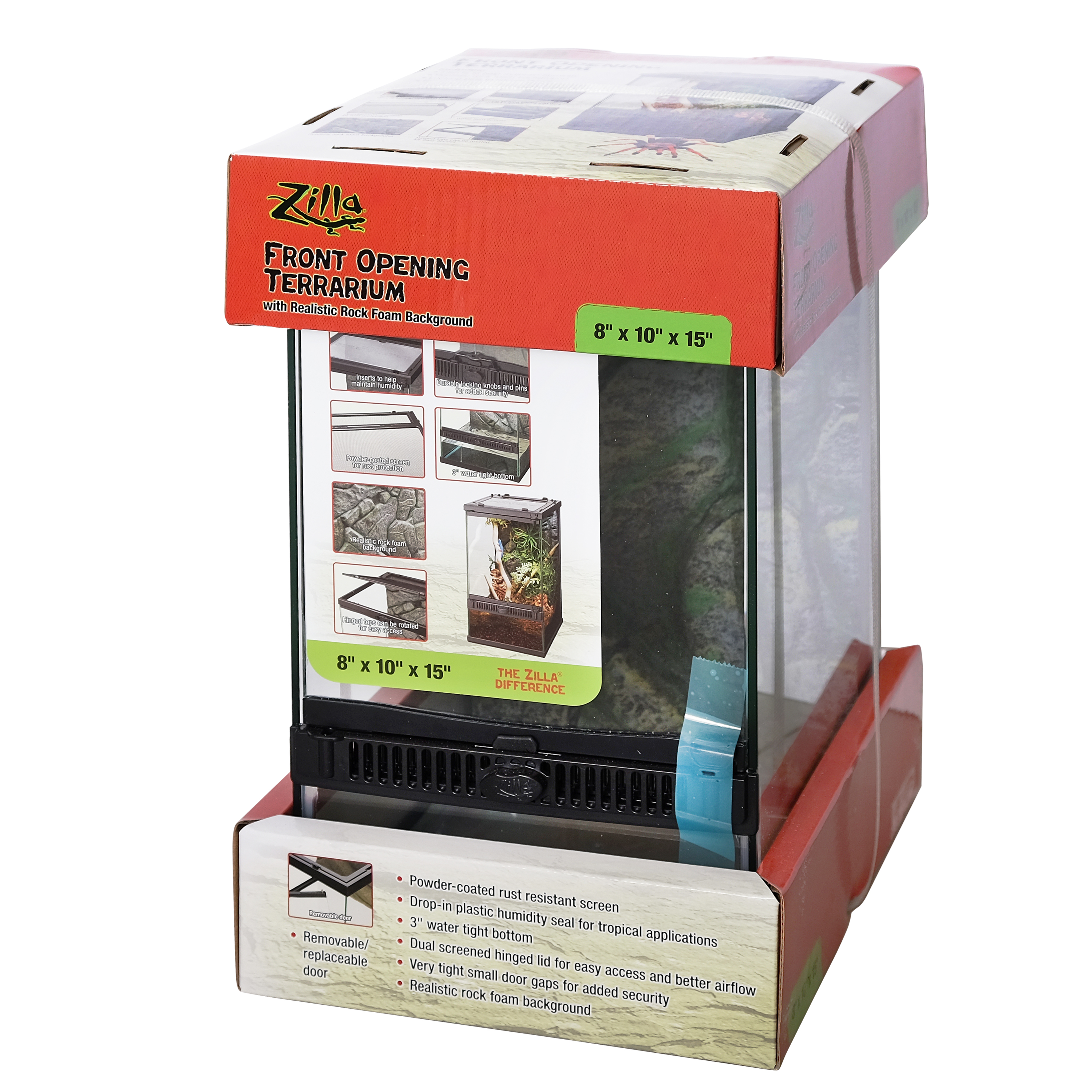 Zilla Front Opening Terrariums